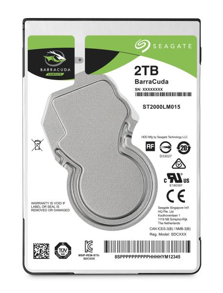 Seagate Barrcuda 2 TB HDD